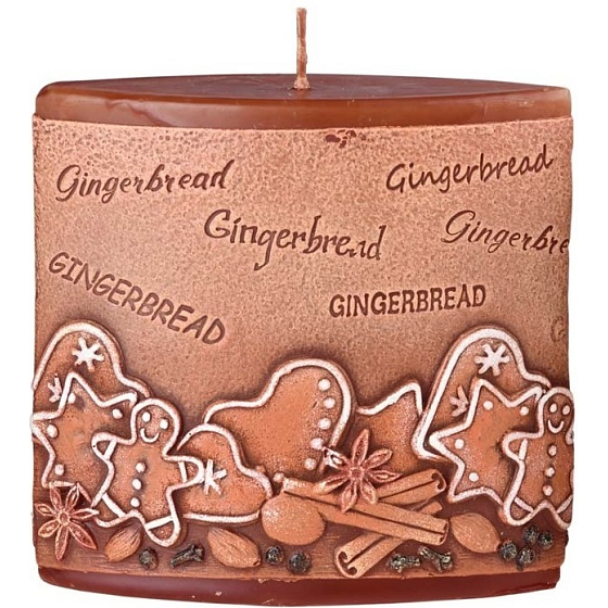 Candles Perník Gingerbread vonná svíčka elipsa 110 x 45 x 110 mm