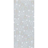 Ditipo Dárkový balicí papír 70 x 200 cm Vánoční Silent Winter světle modrý - bílé a zlaté stromky