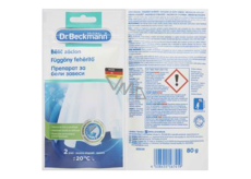 Dr. Beckmann Środek do bielenia zasłon 80 g