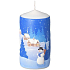 Emocio Silent Night svíčka modrá válec 60 x 110 mm