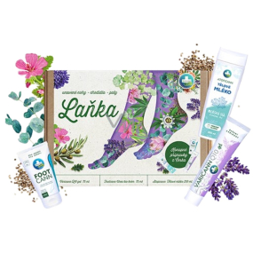 Annabis Lańka Varicann Q10 konopny żel 75 ml + Footcann Urea bio konopny krem 75 ml + Atopicann tělove konopne mleko 250 ml, kosmetyczna sada