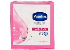 Vaseline mydło Healthy Bright, 3x 75 g