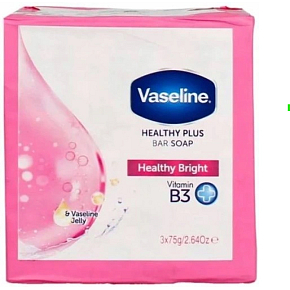 Vaseline mydło Healthy Bright, 3x 75 g