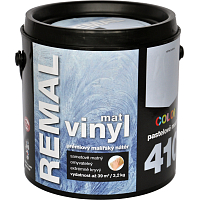 REMAL Vinyl Color mat zmywalna farba na ścianę, 410 pastelowy niebieski, 3,2 kg
