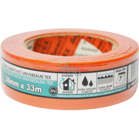 Mako tkaná zakrývací lepicí páska, lepí 7 dní, 38 mm × 33 m Mako tkaná zakrývací lepicí páska, lepí 7 dní, 38 mm × 33 m