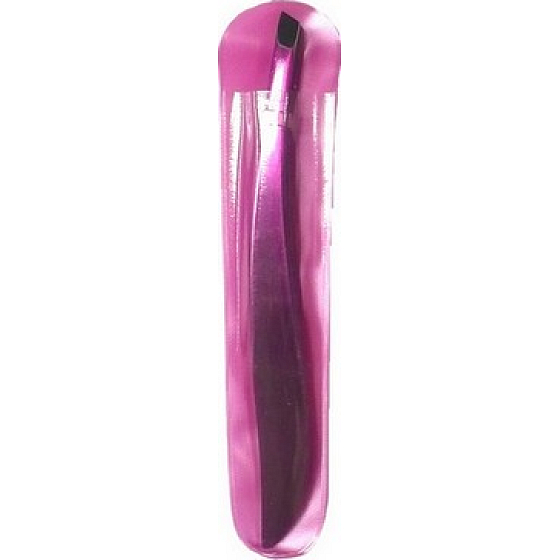 Pinzeta šikmá růžová 9 cm 1 kus