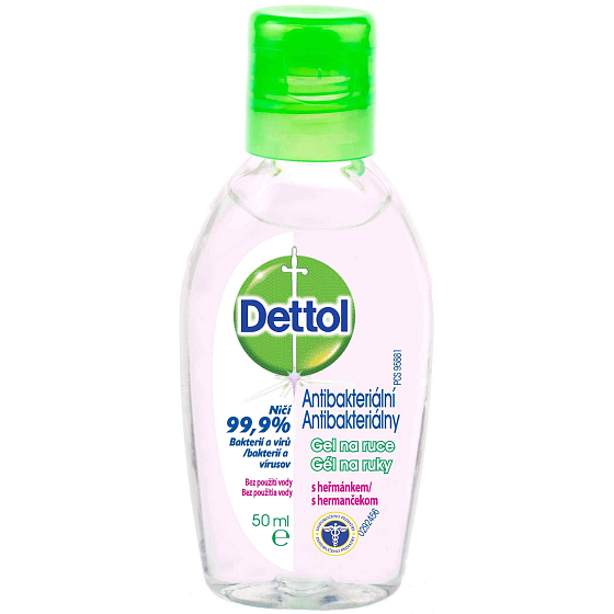 Dettol Żel antybakteryjny do rąk z rumiankiem 50 ml