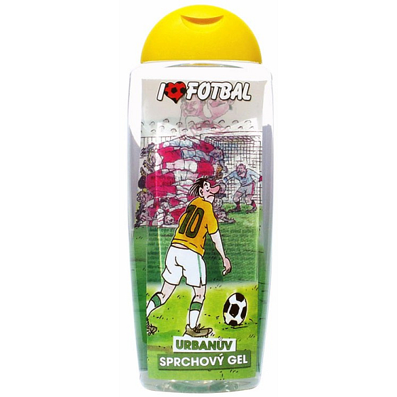 Bohemia Gifts Urbanova kosmetika Fotbal Hlavička jako hlavička sprchový gel 300 ml