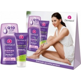 Dermacol Enja Zpevněná postava zpevňující krém 75 ml + tělový olej 150 ml, kosmetická sada