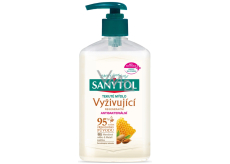 Sanytol Regenerujące Mleko Migdałowe & Kaszka Mleczna dezynfekujące mydło, 250 ml z dozownikiem