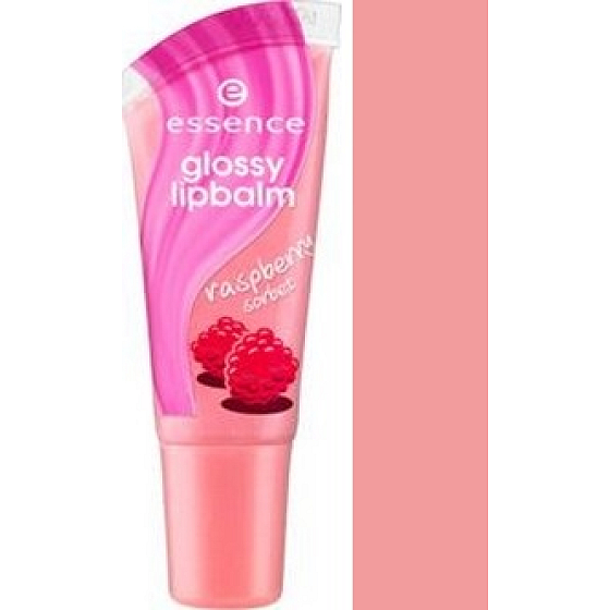 Essence Glossy Lipbalm balzám na rty s leskem 07 Raspberry Sorbet 8 ml