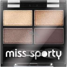 Miss Sporty Studio Colour Quattro cieni do oczu 403 Smoky Brown Eyes 3,2 g
