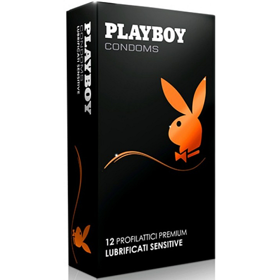 Playboy Lubrificati Sensitive kondom z přírodního latexu 12 kusů