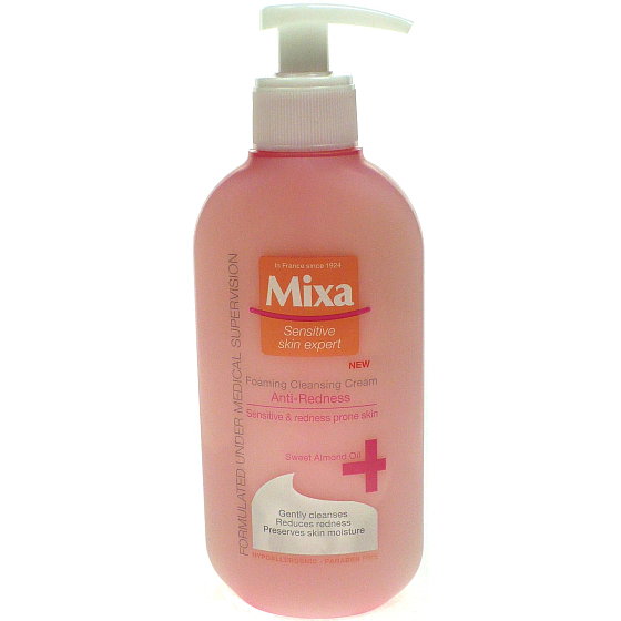 Mixa Anti-Redness jemný čisticí pěnový gel pro citlivou pleť 200 ml
