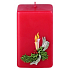 Candles Větvička vonná svíčka červená hranol 50 x 80 mm