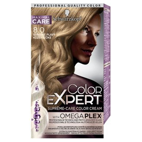 Schwarzkopf Color Expert barva na vlasy 8.0 Středně plavý