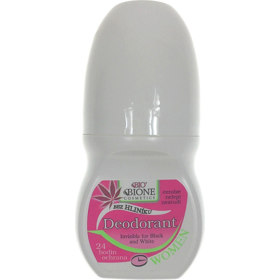 Bione Cosmetics Růžový XXL kuličkový antiperspirant deodorant roll-on pro ženy 80 ml