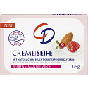 CD Creme Seife Mandlový mlékem a Malina glycerinové toaletní mýdlo 100 g