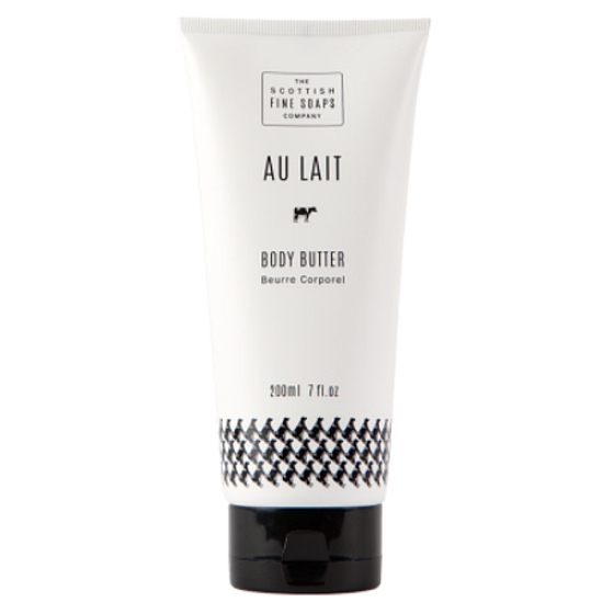 Scottish Fine Soaps Au Lait tělové máslo pro všechny typy pokožky, v tubě 200 ml