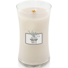 WoodWick Smoked Jasmine - Kouřový jasmín vonná svíčka s dřevěným knotem a víčkem sklo velká 609 g WoodWick Smoked Jasmine - Kouřový jasmín vonná svíčka s dřevěným knotem a víčkem sklo velká 609 g