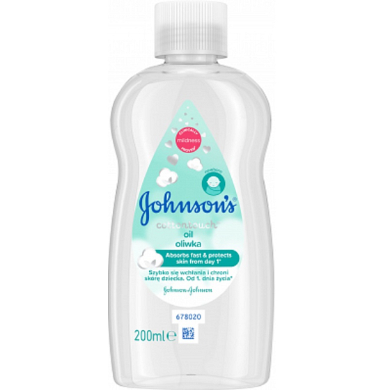Johnson & Johnson Baby Cottontouch olej na tělo a vlasy pro děti 200 ml