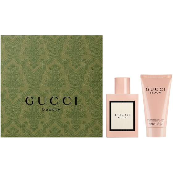Gucci Bloom parfémovaná voda 50 ml + tělové mléko 50 ml, dárková sada pro ženy