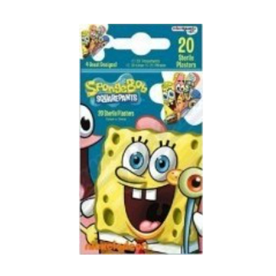 SpongeBob plastry dla dzieci 20 sztuk