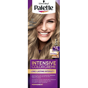 Schwarzkopf Palette Intensive Color Creme farba do włosów, Średnio Popielato Blond 7-21