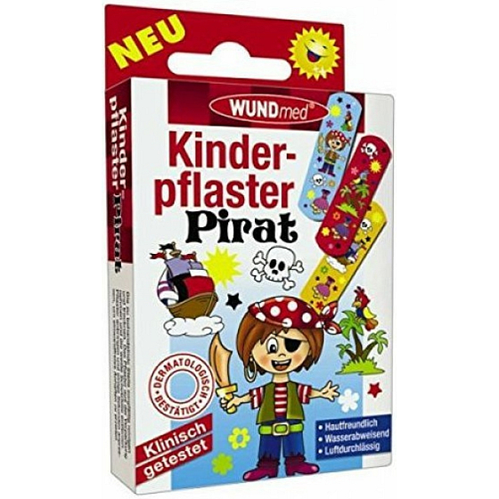 WUNDmed Piraci Plastry dla dzieci 10 sztuk