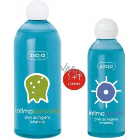 Ziaja Intima Konvalinka gel pro intimní hygienu 500 ml + Neutral gel pro intimní hygienu 200 ml, duopack