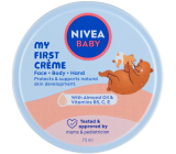 Nivea Baby My first créme krem na twarz, ciało i pupę 75 ml