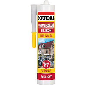 Soudal uniwersalny silikon, brązowy, 280 ml