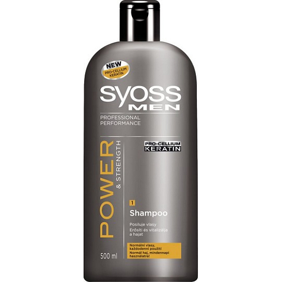Syoss Men Power & Strength pro každý den šampon na vlasy 500 ml