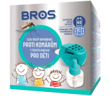 Bros Elektryczny nawadniacz przeciwko komarom + ciecz do napełniania dla dzieci 40 ml