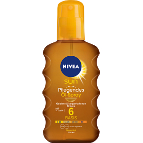 Nivea Sun OF 6 Carotene olej na opalování ve spreji, 200 ml