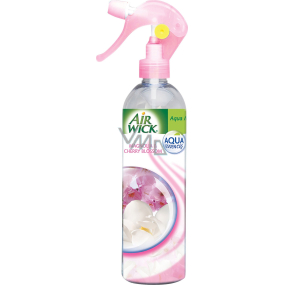 Air Wick Aqua Mist Magnolie & Třešeň tekutý osvěžovač vzduchu rozprašovač 345 ml