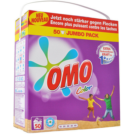 Omo Color prášek na praní, barevné prádlo 50 dávek 3,5 kg