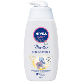 Nivea Baby Micelární jemný šampon na vlasy dávkovač 500 ml Nivea Baby Micelární jemný šampon na vlasy dávkovač 500 ml