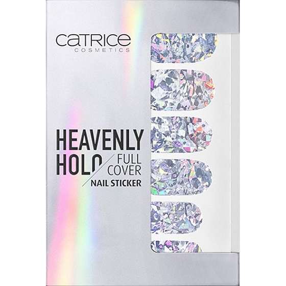 Catrice Heavenly Holo Full Cover Nail Sticker nálepky na nehty 01 Xoxo Holo 1 aršík