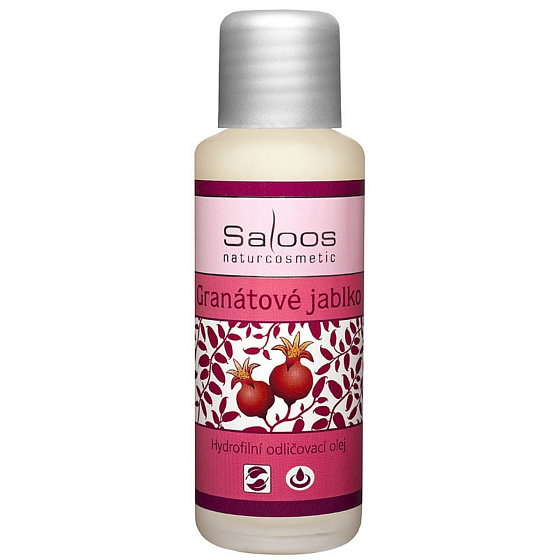Saloos Olejek do demakijażu Jabłko granatowe 2w1 olejek do demakijażu i wodoodporny makijaż 50 ml