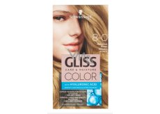Schwarzkopf Gliss Color farba do włosów 8-0 Naturalny blond 2 x 60 ml