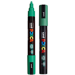 Posca Uniwersalny akrylowy pisak 1,8 - 2,5 mm Zielony PC-5M