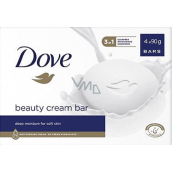 Dove Beauty Cream Bar kremowy mydło toaletowe 4 x 90 g