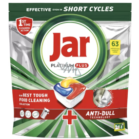 Kapsułki Jar Platinum Plus do zmywarki 63 sztuki Kapsułki Jar Platinum Plus do zmywarki 63 sztuki