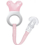 Mam Mini Cooler & Clip lekki gryzak z chłodzącą częścią i paskiem dla dzieci 2+ miesięcy Różowy