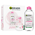 Garnier Skin Naturals Rose Cream krem do twarzy 50 ml + Skin Naturals All-in 1 woda micelarna 400 ml, zestaw kosmetykow dla kobiet