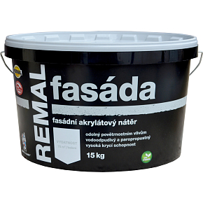 REMAL Fasáda akrylátowa farba fasadowa biała 15 kg