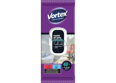 Vortex vlhčené čisticí ubrousky do koupelny, 48 ks
