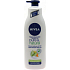 Nivea Pure & Natural Výživné tělové mléko pro velmi suchou pokožku 400 ml