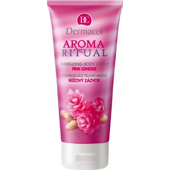 Dermacol Aroma Ritual Ružový zázvor Povzbuzující tělové mléko 200 ml